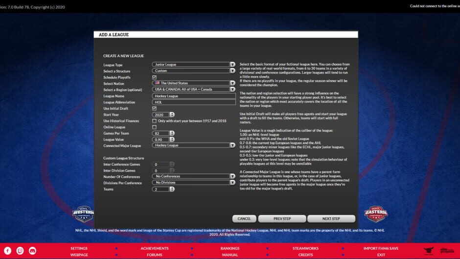 Franchise Hockey Manager 7 Screenshot