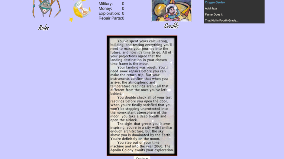 The Lost Chrononaut Screenshot