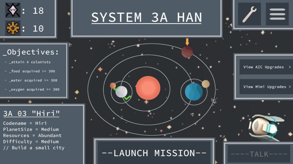 Colonials Programme Screenshot