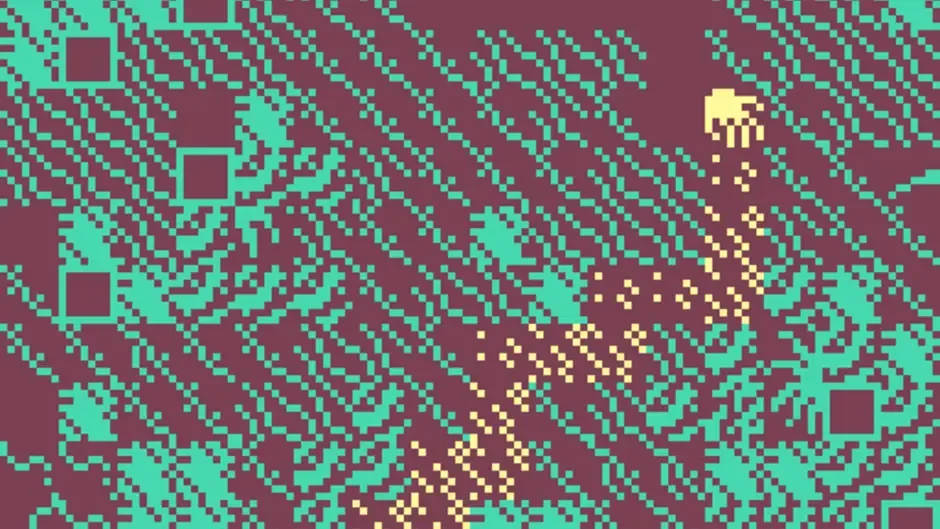 Moss as Texture as Space Folding Onto Itself