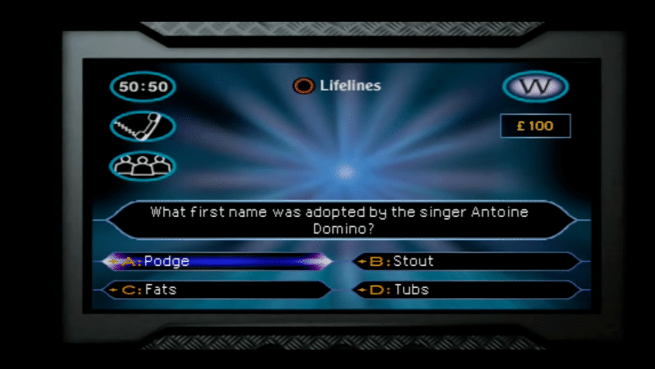 Who Wants to Be a Millionaire Screenshot