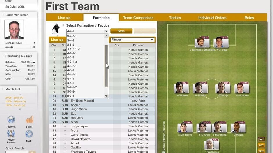 FIFA Manager 07 screenshot