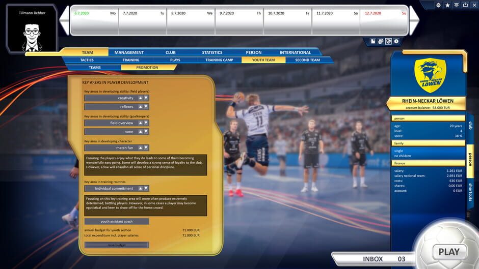 Handball Manager 2021 Screenshot