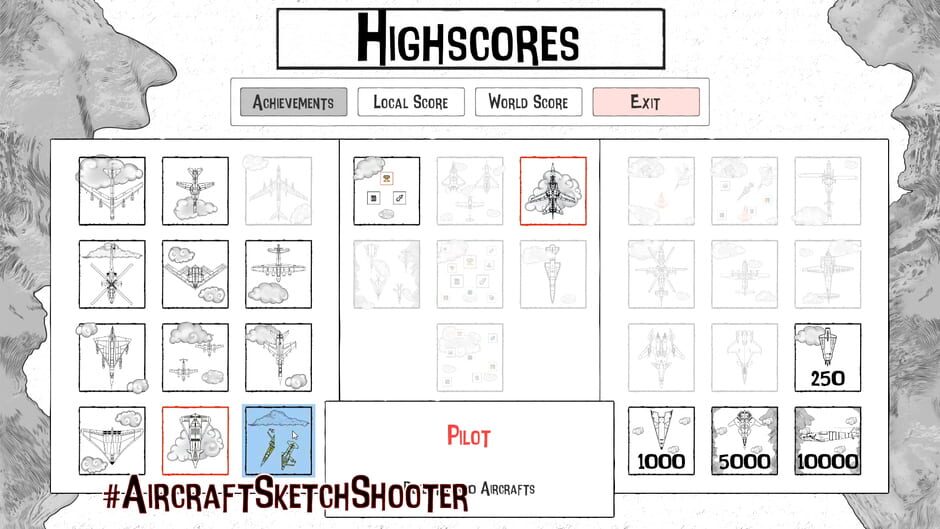 Aircraft Sketch Shooter Screenshot