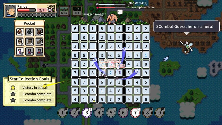 Sudoku RPG Screenshot