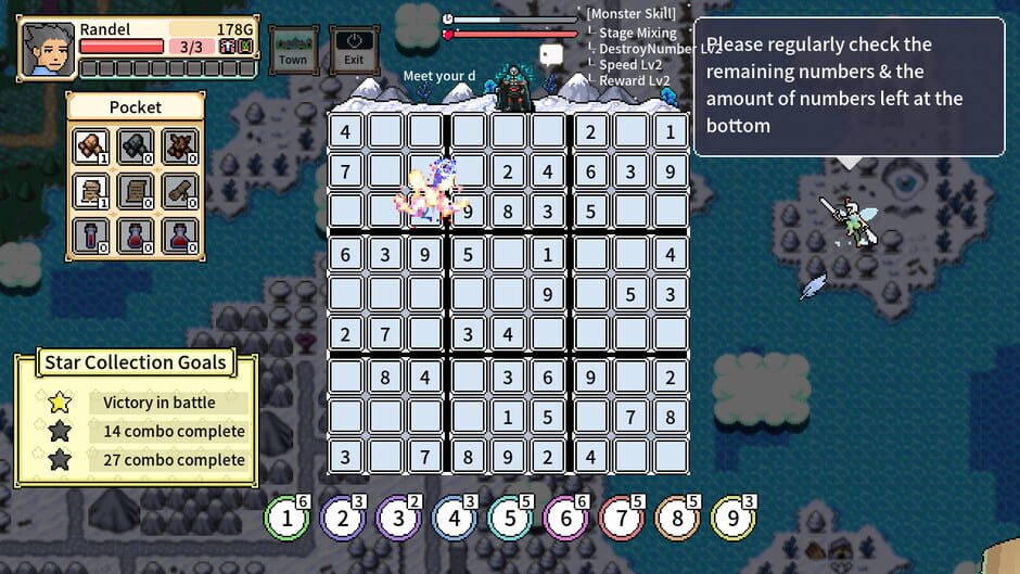 Sudoku RPG Screenshot