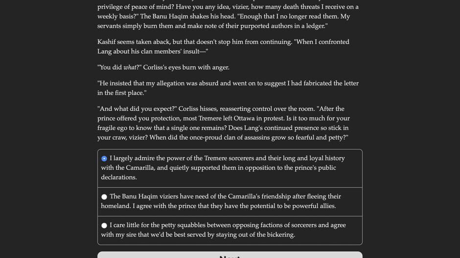 Vampire: The Masquerade - Parliament of Knives Screenshot