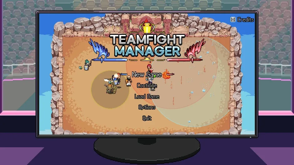 Teamfight Manager, captura de tela 1