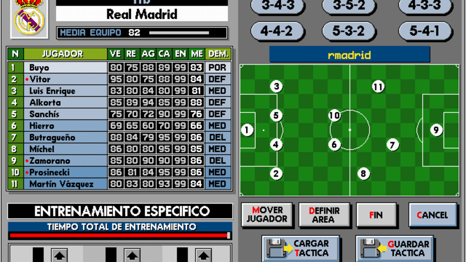 PC Fútbol Screenshot