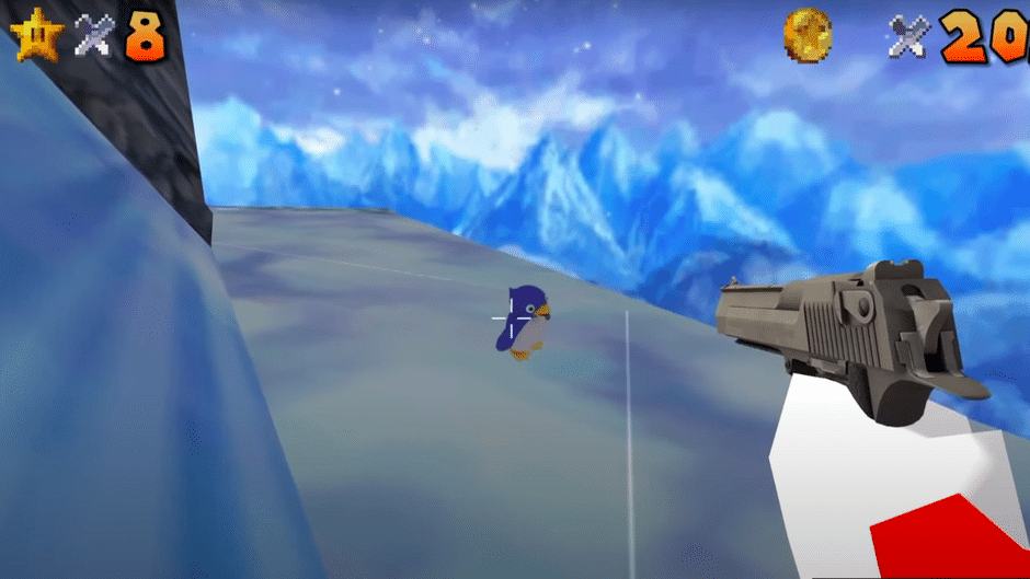 Super Mario 64 FPS Screenshot
