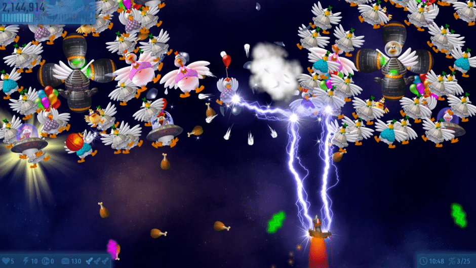 Chicken Invaders Universe Screenshot