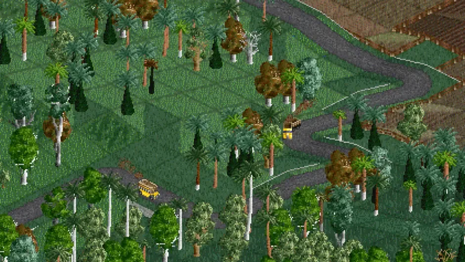 OpenTTD, captura de tela 1