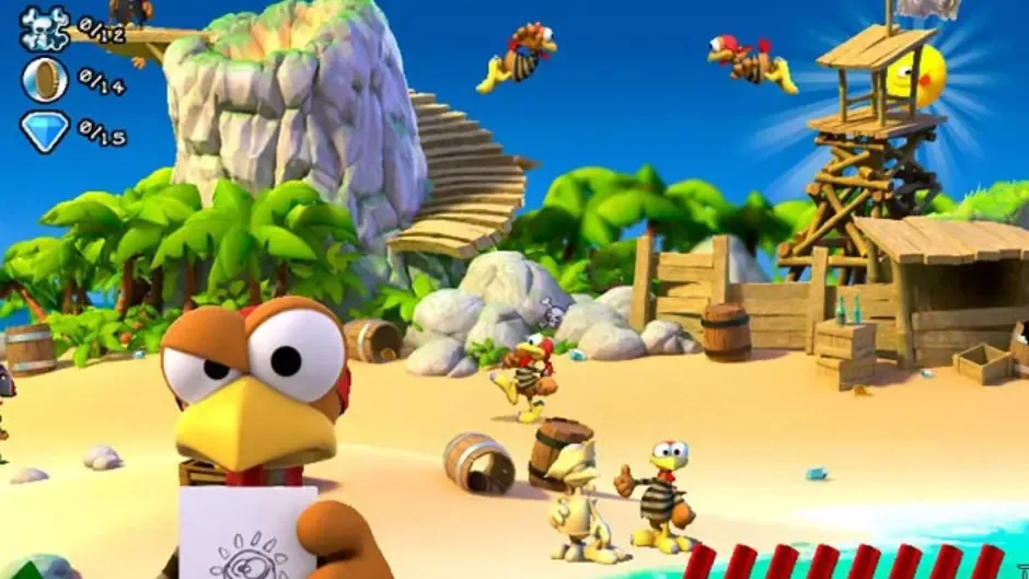 Crazy Chicken: Pirates