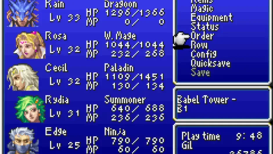 Final Fantasy IV Advance, captura de tela 3