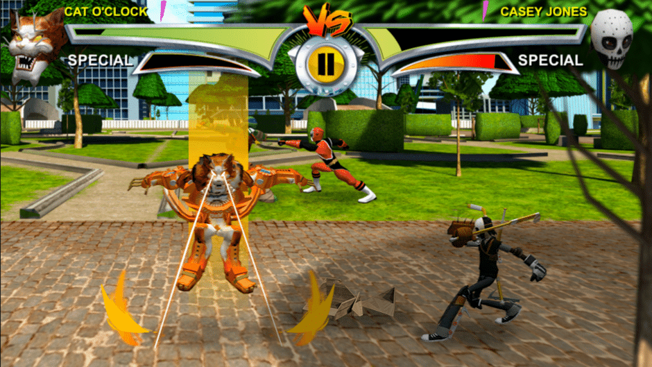 Power Rangers vs Teenage Mutant Ninja Turtles: Ultimate Hero Clash 2 Screenshot