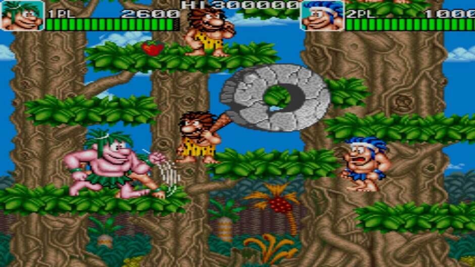 Johnny Turbo's Arcade: Joe and Mac Caveman Ninja Screenshot