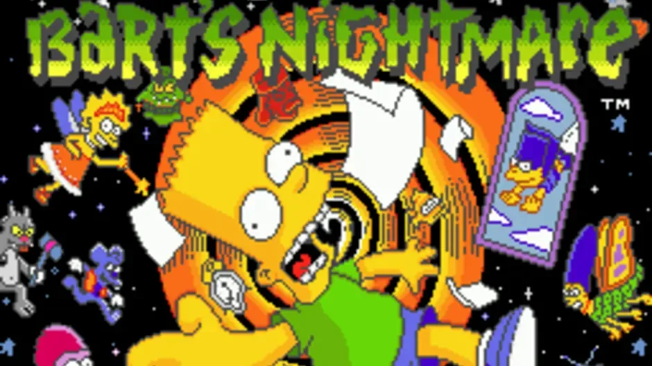 Skärmbild 2 från The Simpsons: Bart's Nightmare