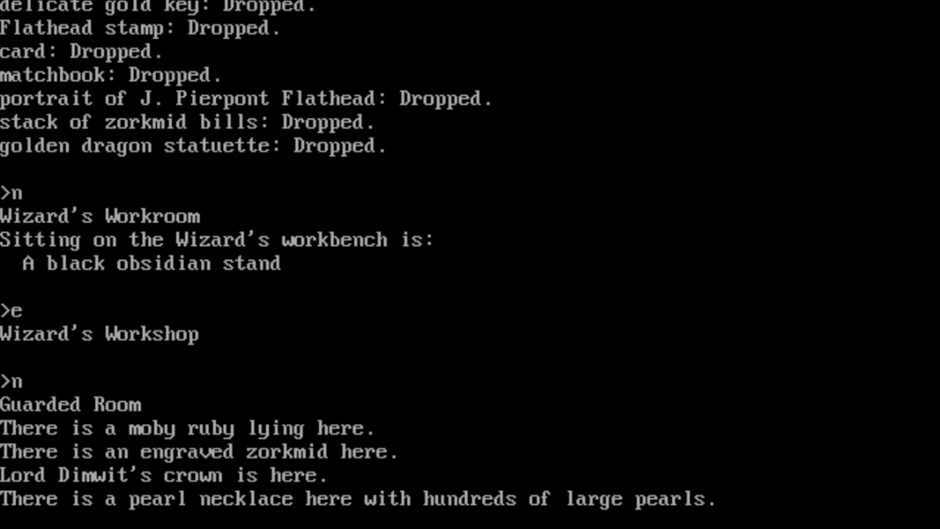 Zork II: The Wizard of Frobozz Screenshot