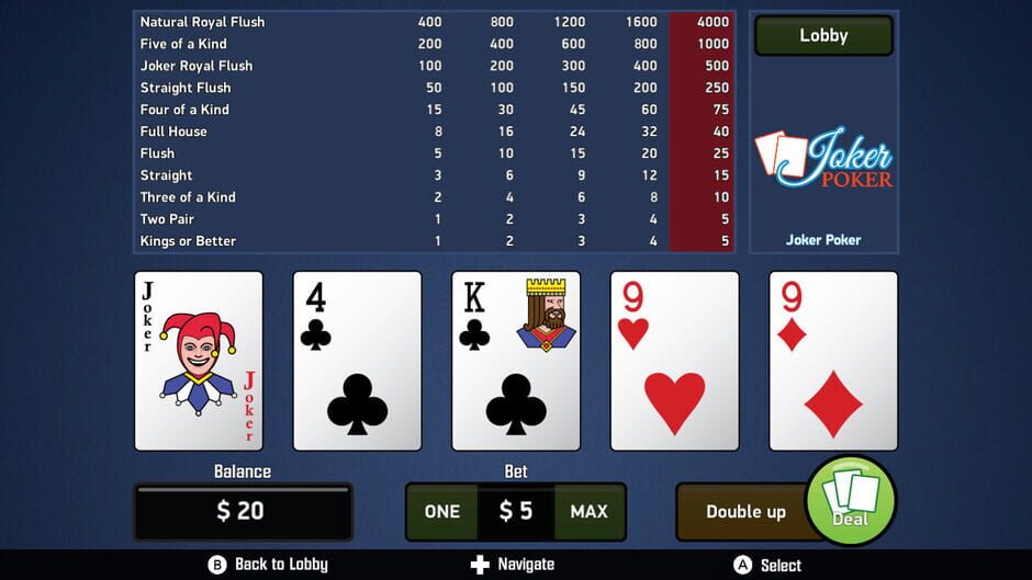Joker Poker: Video Poker Screenshot