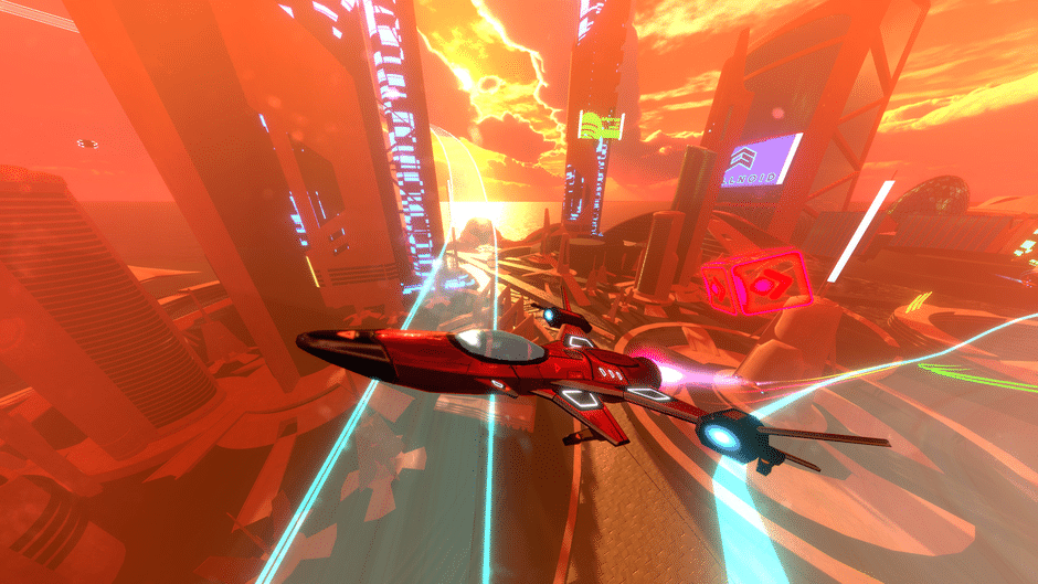Neon Wings: Air Race Screenshot