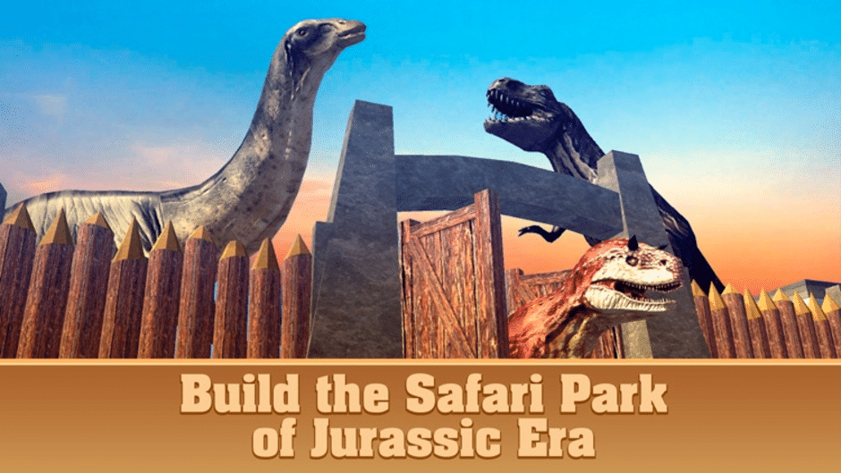 Dinosaur Park Building Simulator 3D Screenshot
