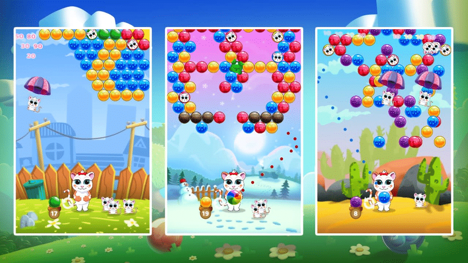 Bubble Cats Rescue screenshot