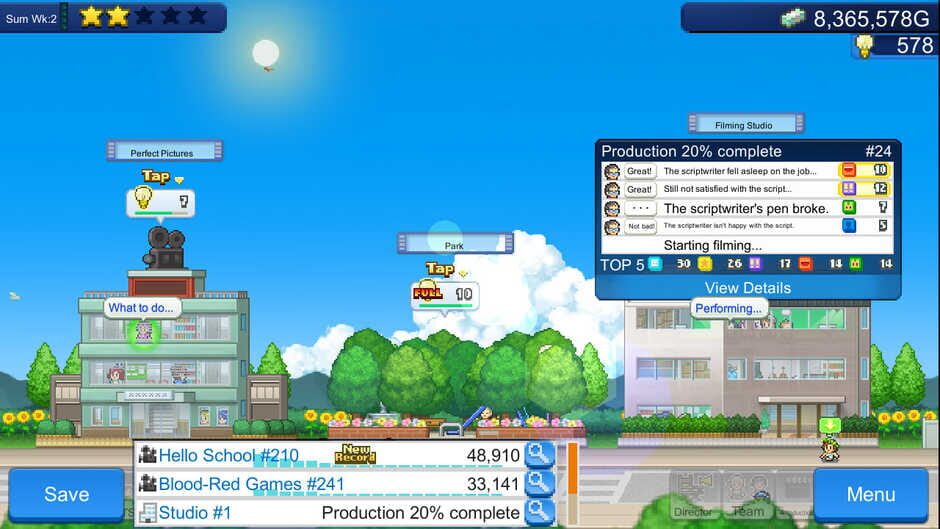 Silver Screen Story Screenshot