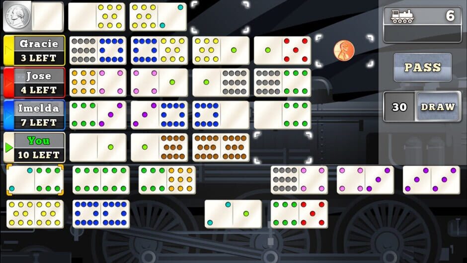 Mexican Train Dominoes Gold Screenshot