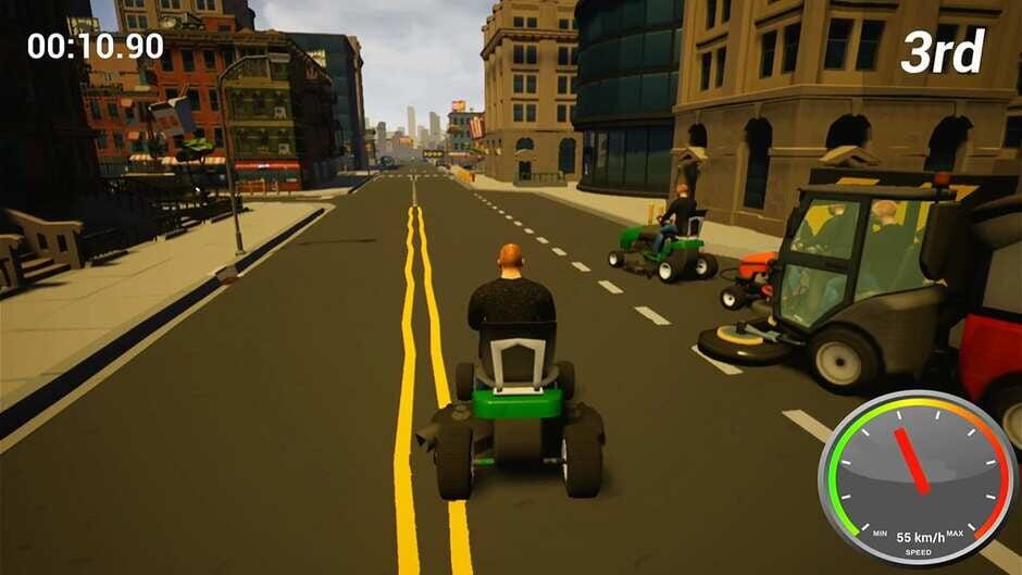 Lawnmower Game: Racing Screenshot