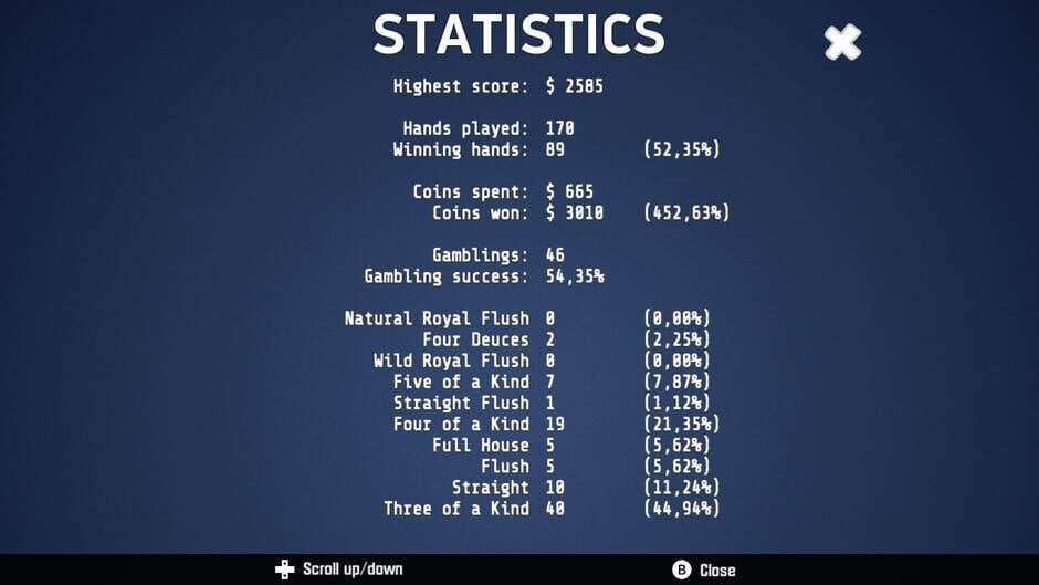 Deuces Wild - Video Poker Screenshot