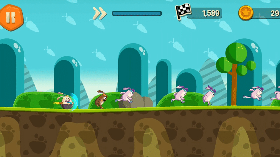 Rocket Rabbit - Coin Race Screenshot