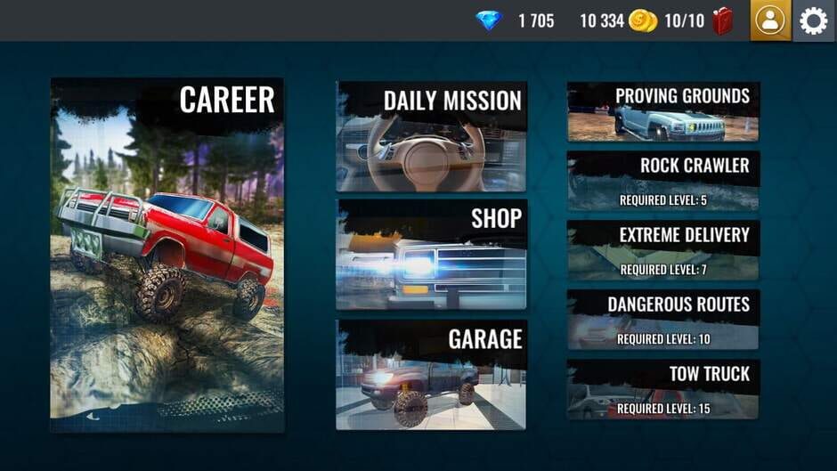 Offroad Driving Simulator 4x4: Trucks & SUV Trophy Screenshot