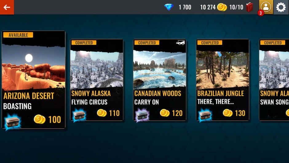 Offroad Driving Simulator 4x4: Trucks & SUV Trophy Screenshot