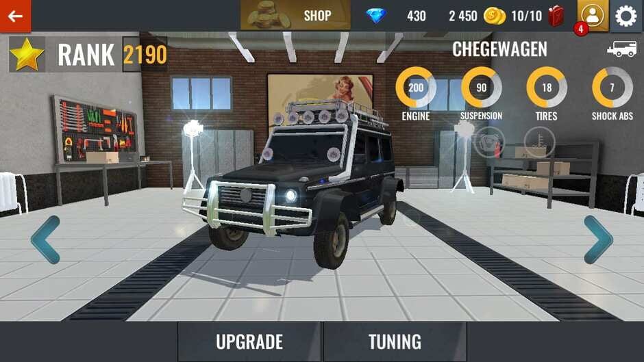 Offroad Driving Simulator 4x4: Trucks & SUV Trophy Screenshot