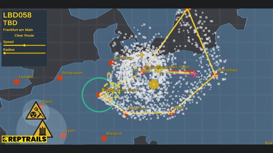 Reptrails screenshot