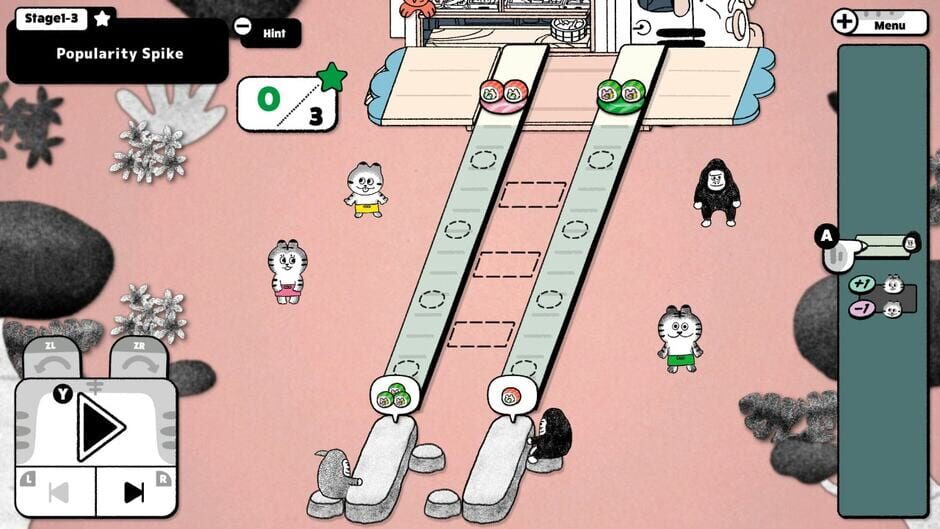 Tiger Trio's Tasty Travels Screenshot