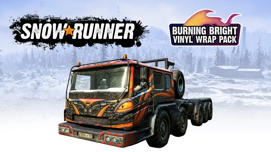SnowRunner: Burning Bright Vinyl Wrap Pack