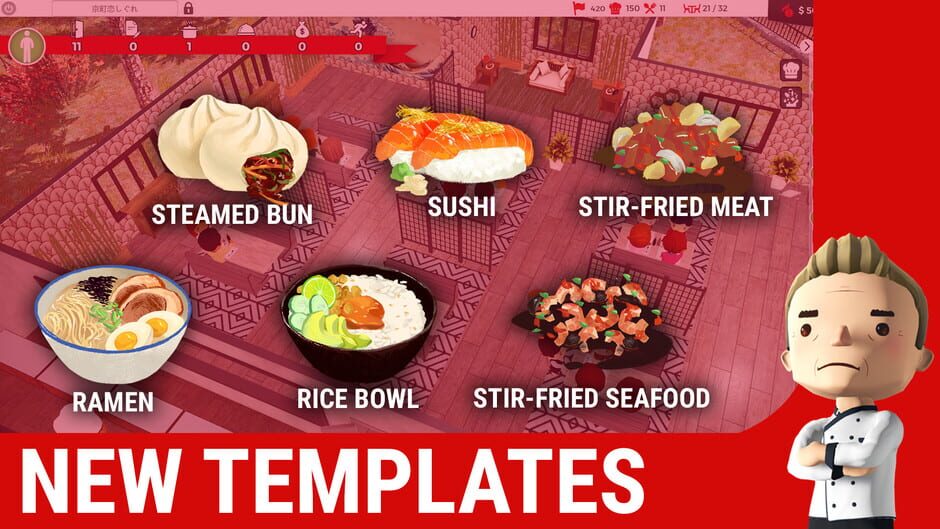 Chef: A Restaurant Tycoon Game - Eastern Asian Cuisine Screenshot