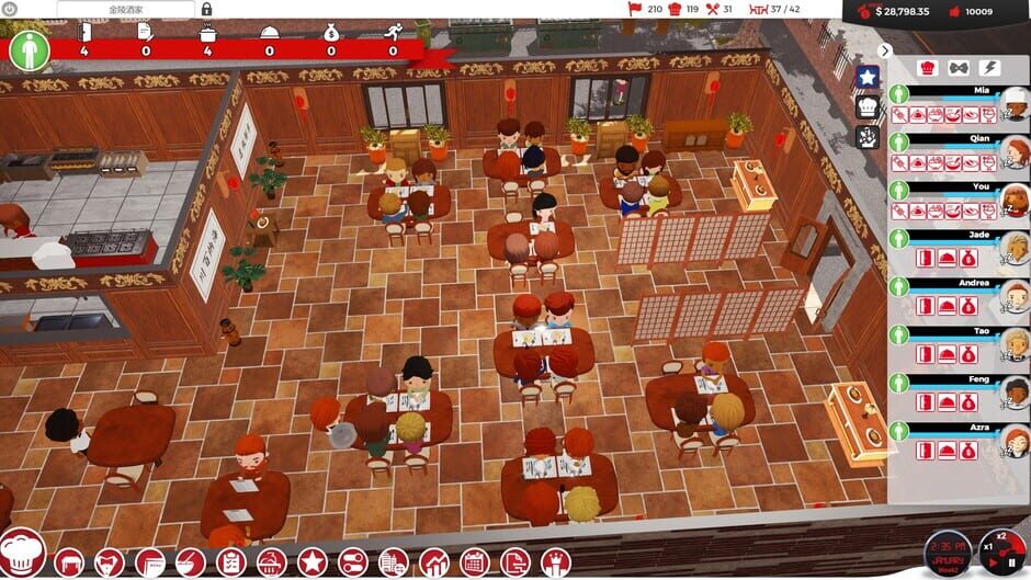Chef: A Restaurant Tycoon Game - Eastern Asian Cuisine Screenshot