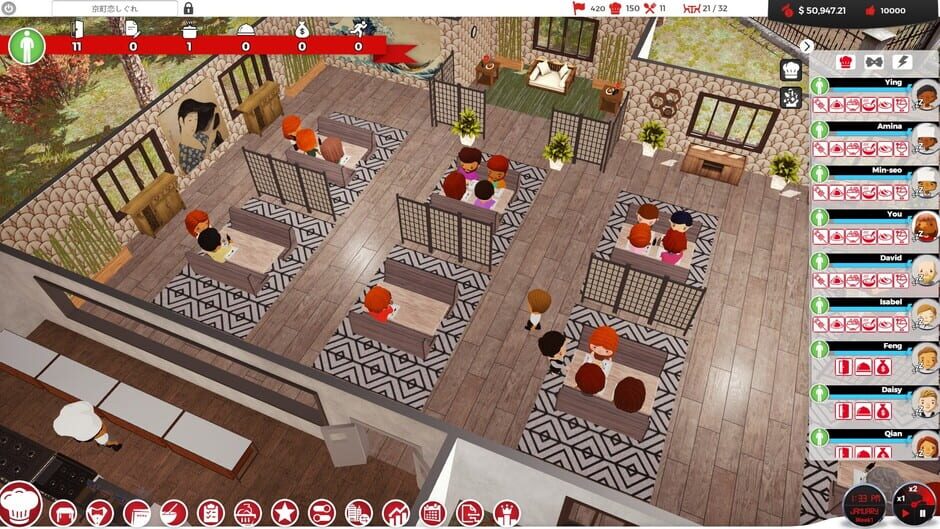 Chef: A Restaurant Tycoon Game - Eastern Asian Cuisine Screenshot