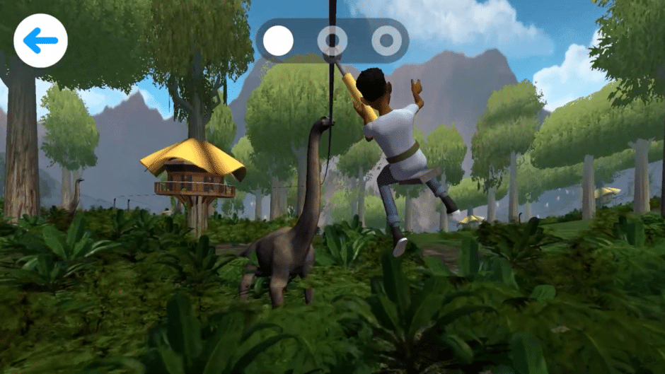 Jurassic World: Camp Cretaceous - Zipline Minigame Screenshot