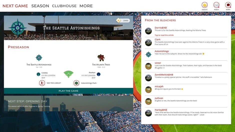 Astonishing Baseball 20 Screenshot