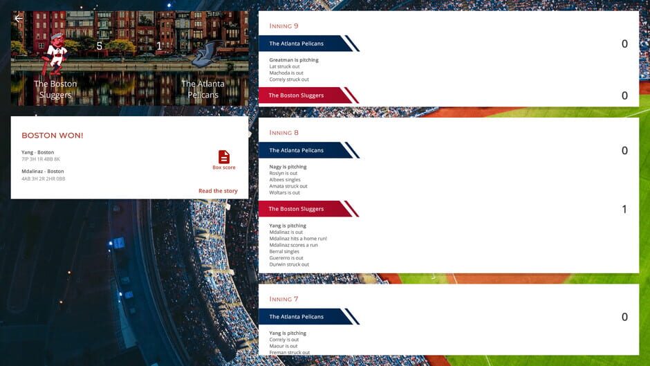 Astonishing Baseball 20 Screenshot