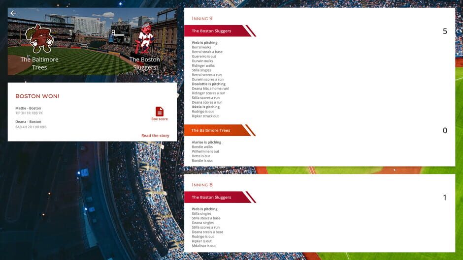 Astonishing Baseball 20 Screenshot