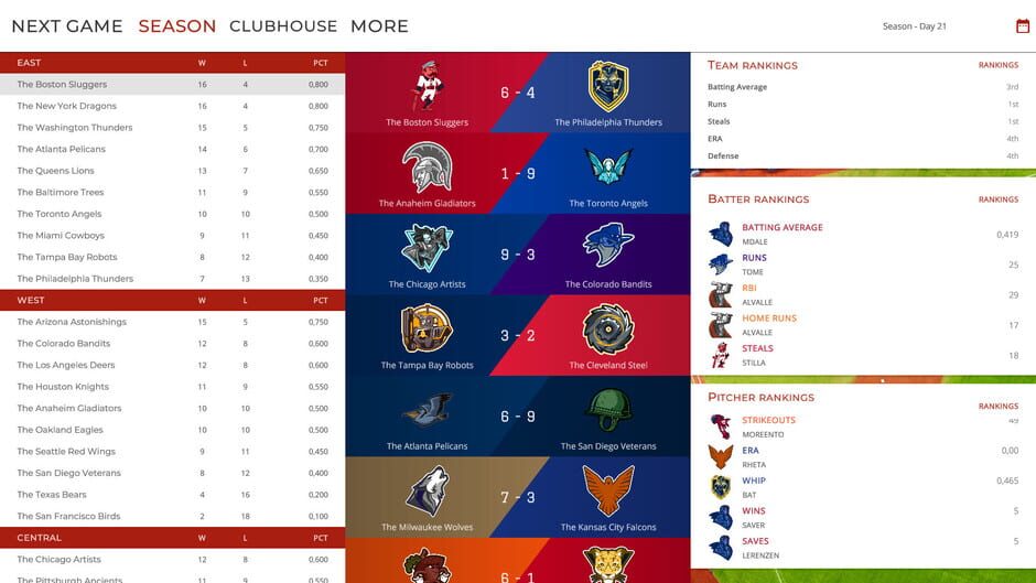 Astonishing Baseball 20 Screenshot