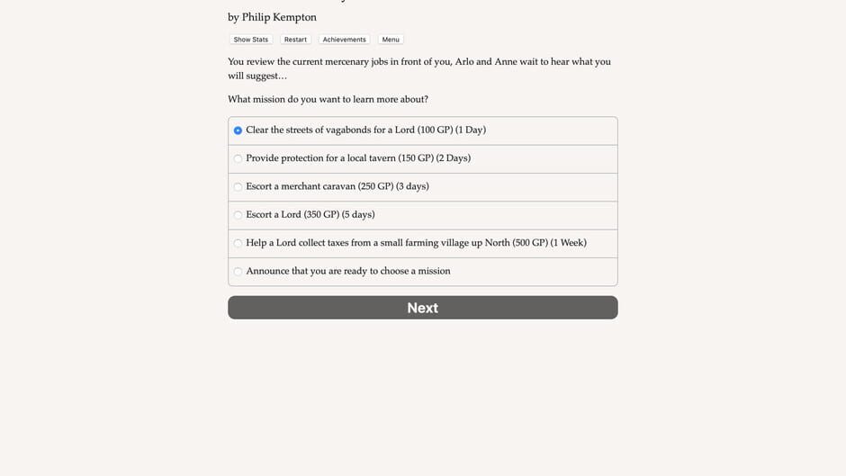 Life of a Mercenary Screenshot