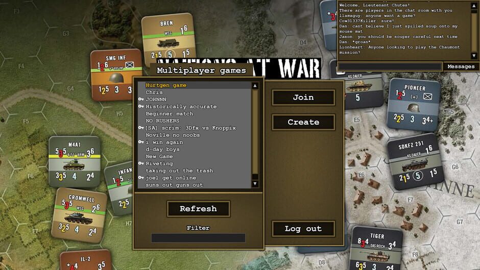 Nations At War Digital Screenshot