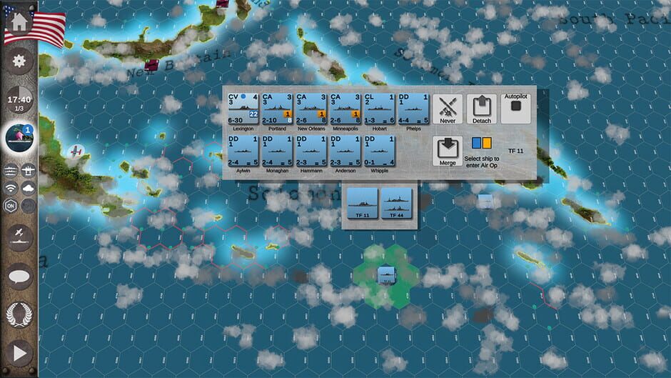 Carrier Battles 4 Guadalcanal: Pacific War Naval Warfare Screenshot