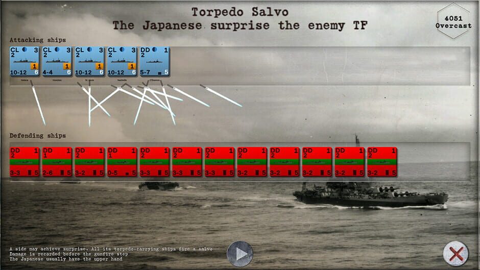 Carrier Battles 4 Guadalcanal: Pacific War Naval Warfare Screenshot