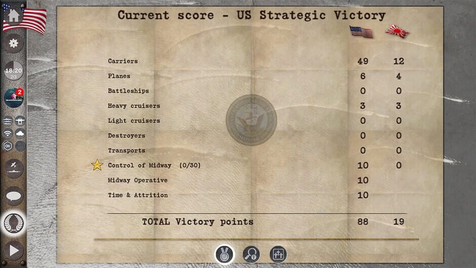 Carrier Battles 4 Guadalcanal: Pacific War Naval Warfare Screenshot